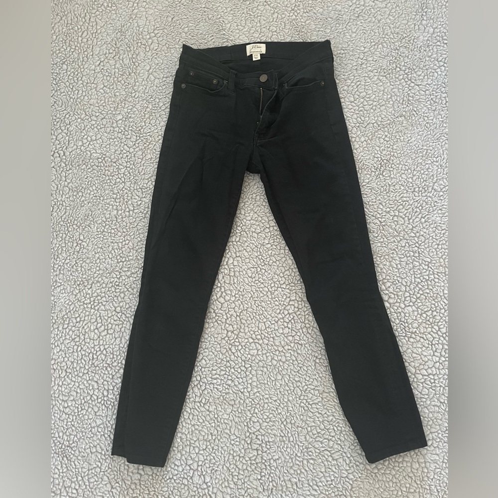 J. Crew toothpick black jeans